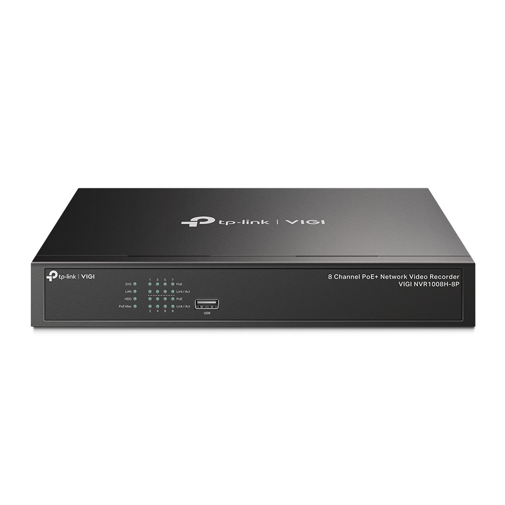 TP-LINK VIGI 8 Channel PoE+ Network Video Recorder VIGI NVR1008H-8P 8-Channel