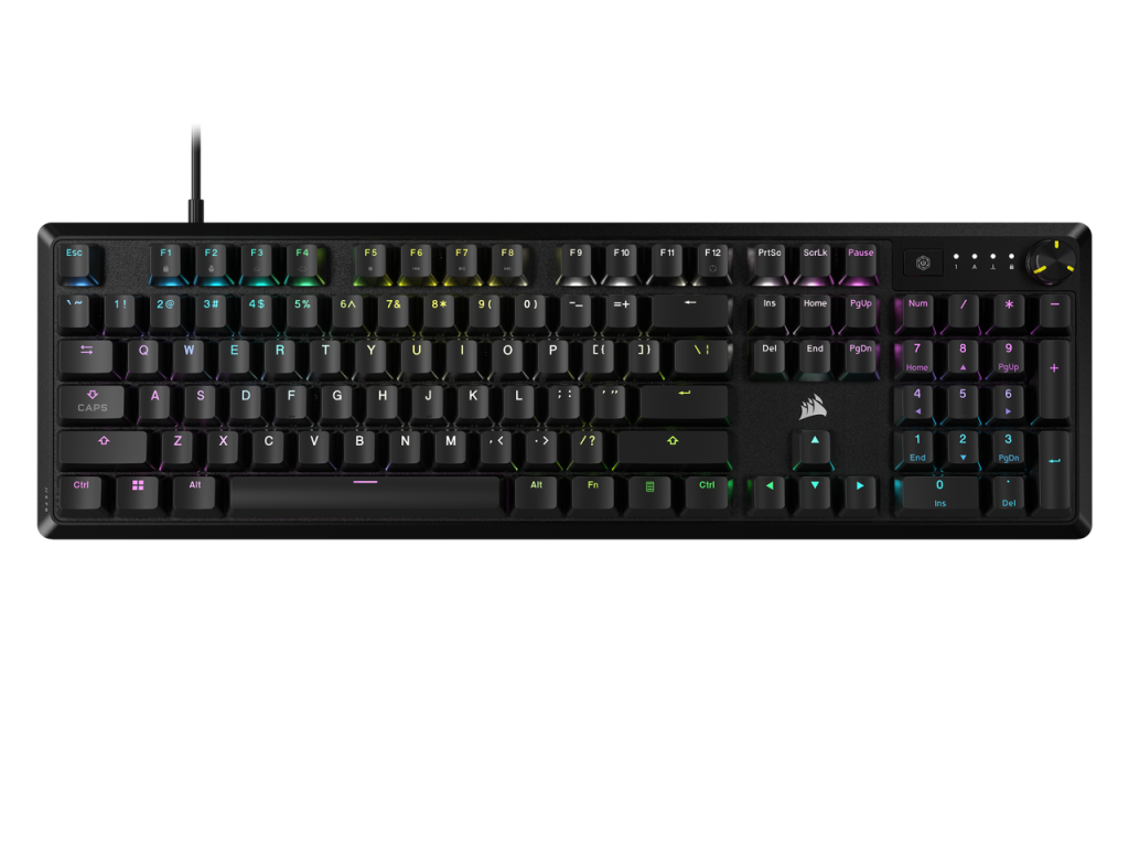 Corsair | Mechanical Gaming Keyboard | K70 CORE RGB | Gaming keyboard | Wired | N/A | Black | USB Type-A | RED