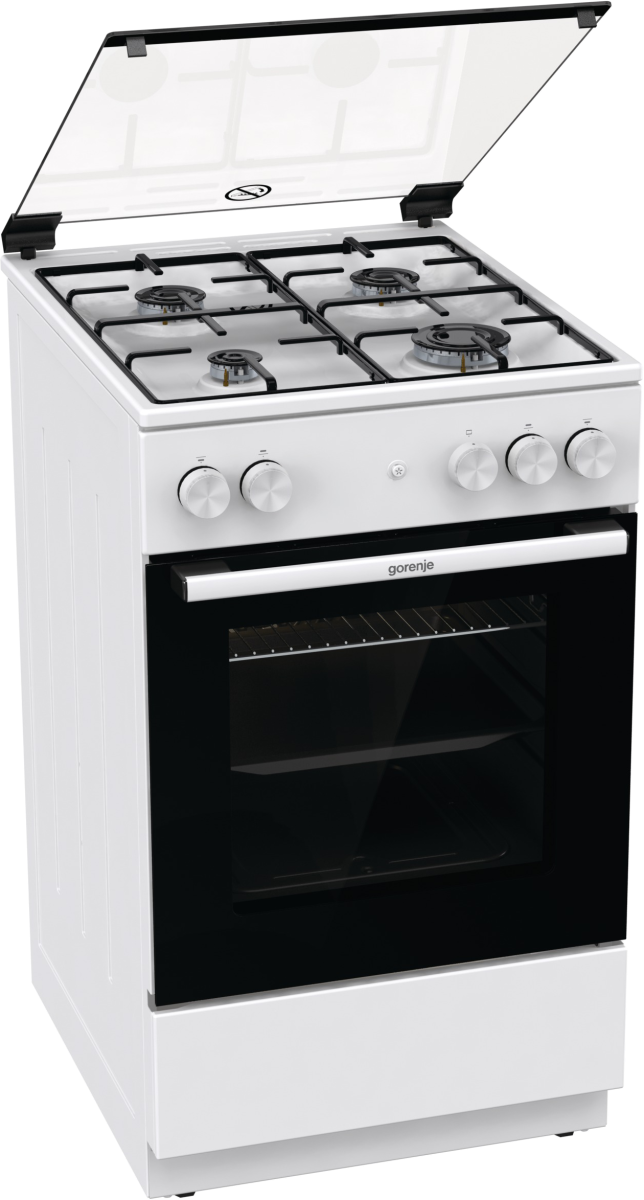 Gorenje | Cooker | GG5A13WJ | Hob type  Gas | Oven type Gas | White | Width 50 cm | Depth 59.4 cm | 70 L