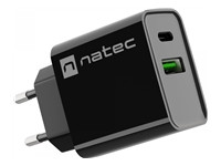 NATEC Charger Ribera USB-A+USB-C PD 20W