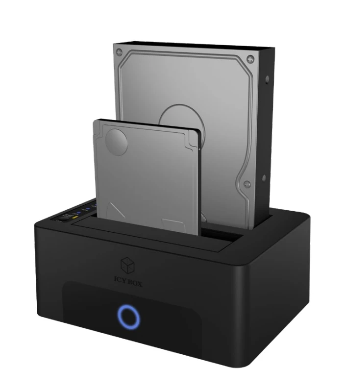 Raidsonic | Icy Box | IB-1232CL-U3 Dockingstation, 2x SATA 2.5" and/or 3.5" to 1x USB 3.2 Gen 1 Host + UASP