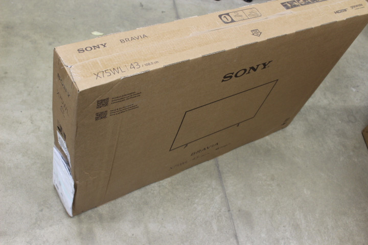 Sony | KD43X75WL | 43" (108cm) | Android | QFHD | Black | DAMAGED PACKAGING