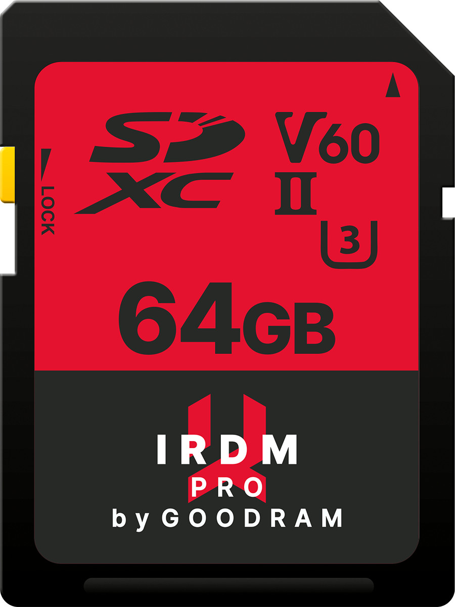 GOODRAM IRDM 64GB MEMORY CARD UHS-II