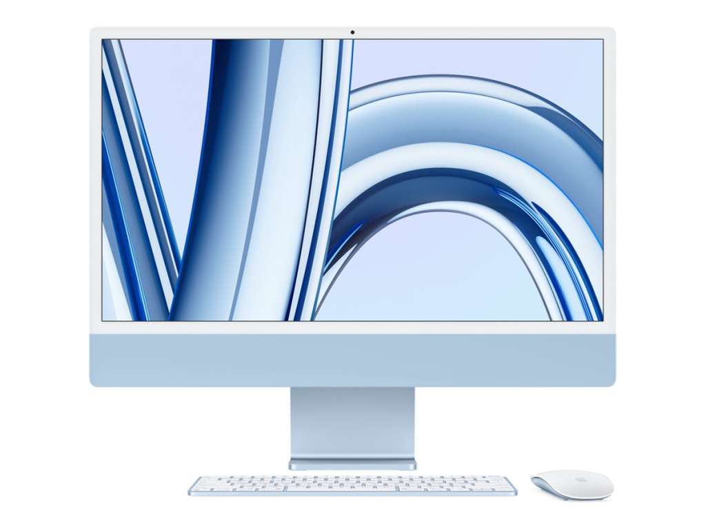 Apple iMac 24” 4.5K Retina, Apple  M3 8C CPU, 10C GPU/8GB/512GB SSD/Blue/INT | Apple