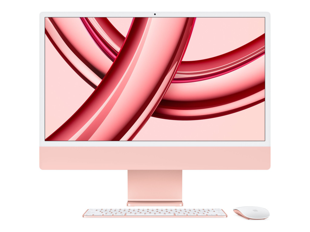 Apple iMac 24” 4.5K Retina, Apple  M3 8C CPU, 10C GPU/8GB/256GB SSD/Pink/SWE | Apple