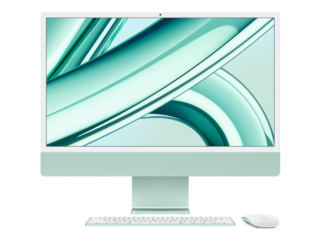 Apple iMac 24” 4.5K Retina, Apple  M3 8C CPU, 10C GPU/8GB/256GB SSD/Green/INT | Apple