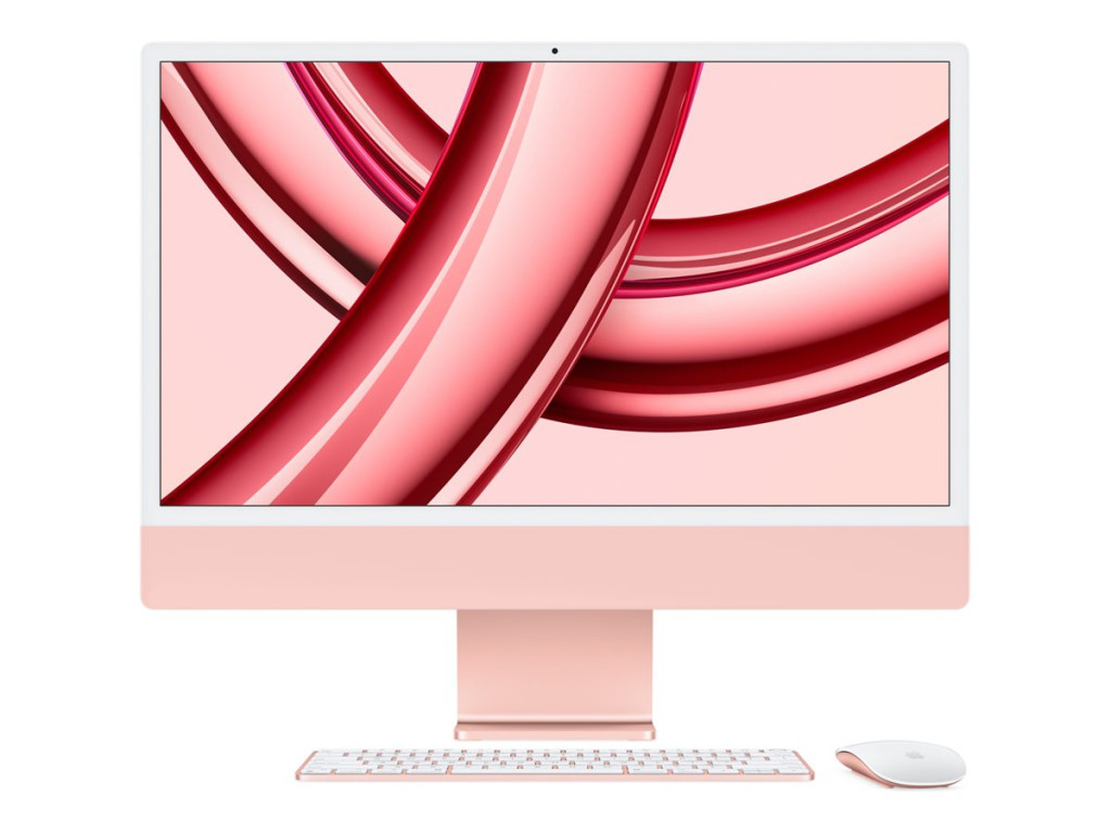 Apple iMac 24” 4.5K Retina, Apple  M3 8C CPU, 8C GPU/8GB/256GB SSD/Pink/INT | Apple
