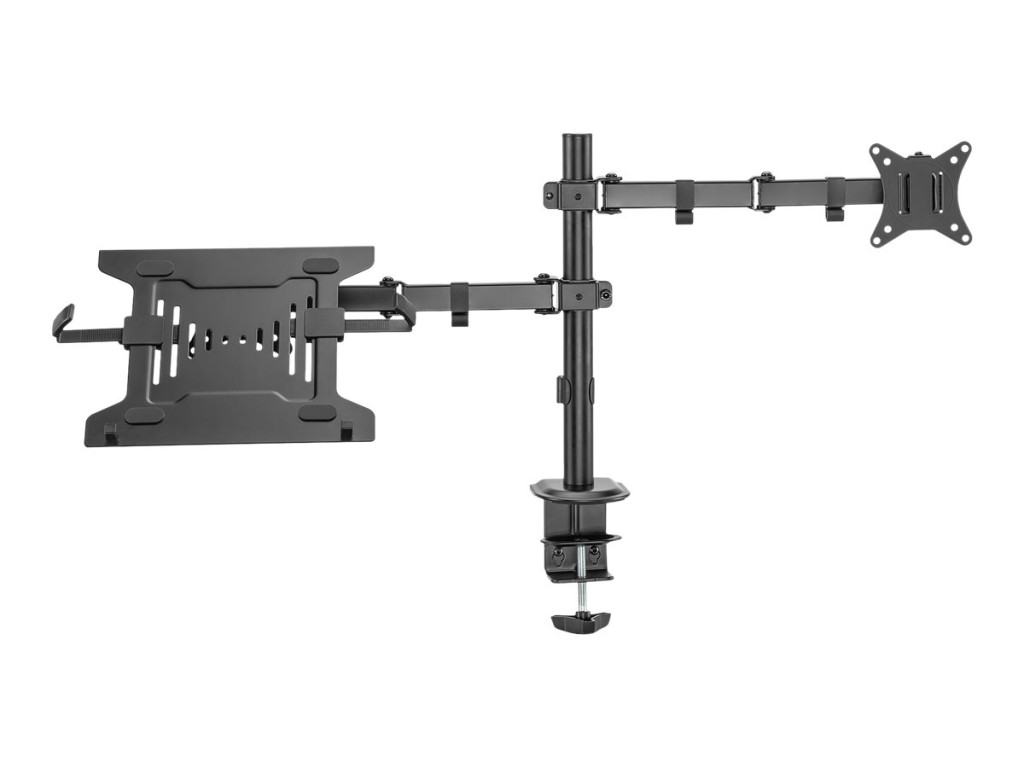 Digitus | Desk Mount | DA-90436 | Tilt, swivel, height adjustment, rotate | Maximum weight (capacity) 9 kg | Black