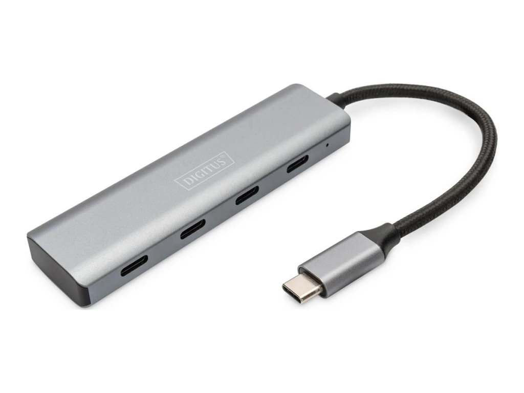 DIGITUS USB-C 4-Port Hub | Digitus | DIGITUS - hub - 4 ports | DA-70246