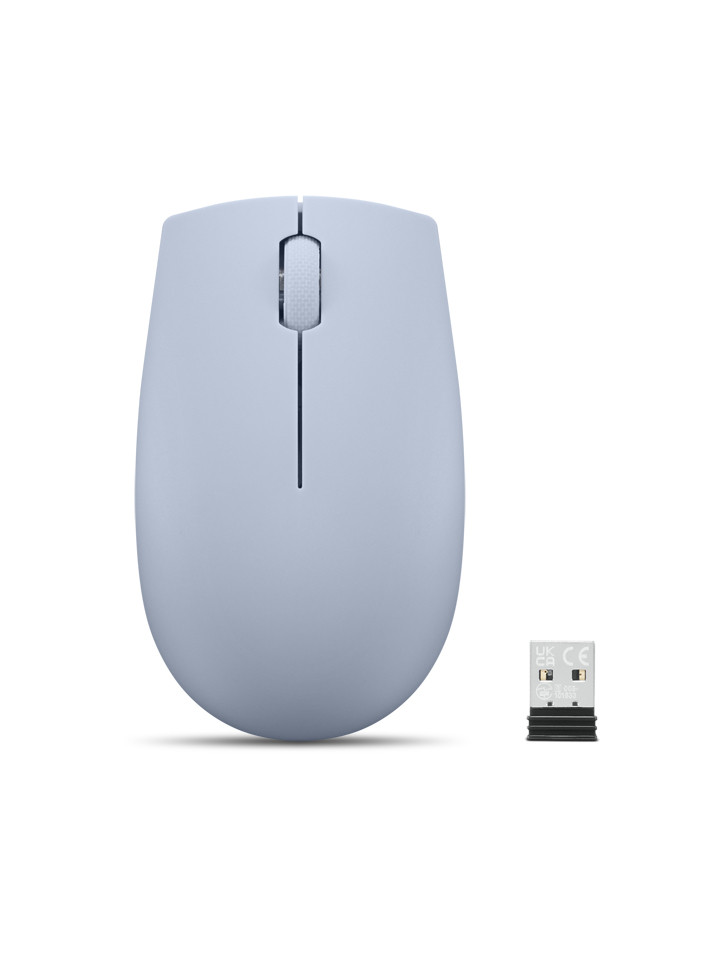 Lenovo | Compact Mouse with battery | 300 | Wireless | Frost Blue