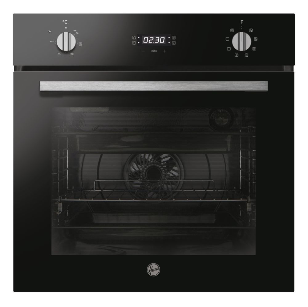 Hoover Oven HOC3UB3158BI 70 L Electric Hydrolytic Mechanical with digital timer Height 59.5 cm Width 59.5 cm Black