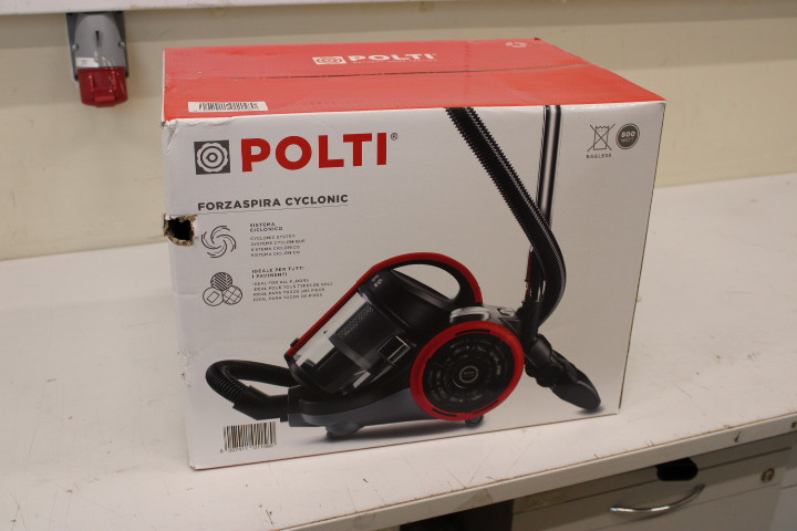 SALE OUT. Polti PBEU0105 Forzaspira C110_PLUS Vacuum cleaner, Bagless, Power 800 W, Dust container 2 L, Working radius 8 m, Black/Red | Polti | Vacuum cleaner | PBEU0105 Forzaspira C110_Plus | Bagless | Power 800 W | Dust capacity 2 L | Black/Red | DAMAGED PACKAGING