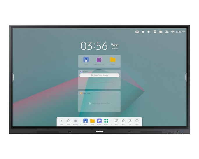 Samsung WA65C Interaktiivne tahvel 165,1 cm (65") 3840 x 2160 pikslit Puutetundlik ekraan Must