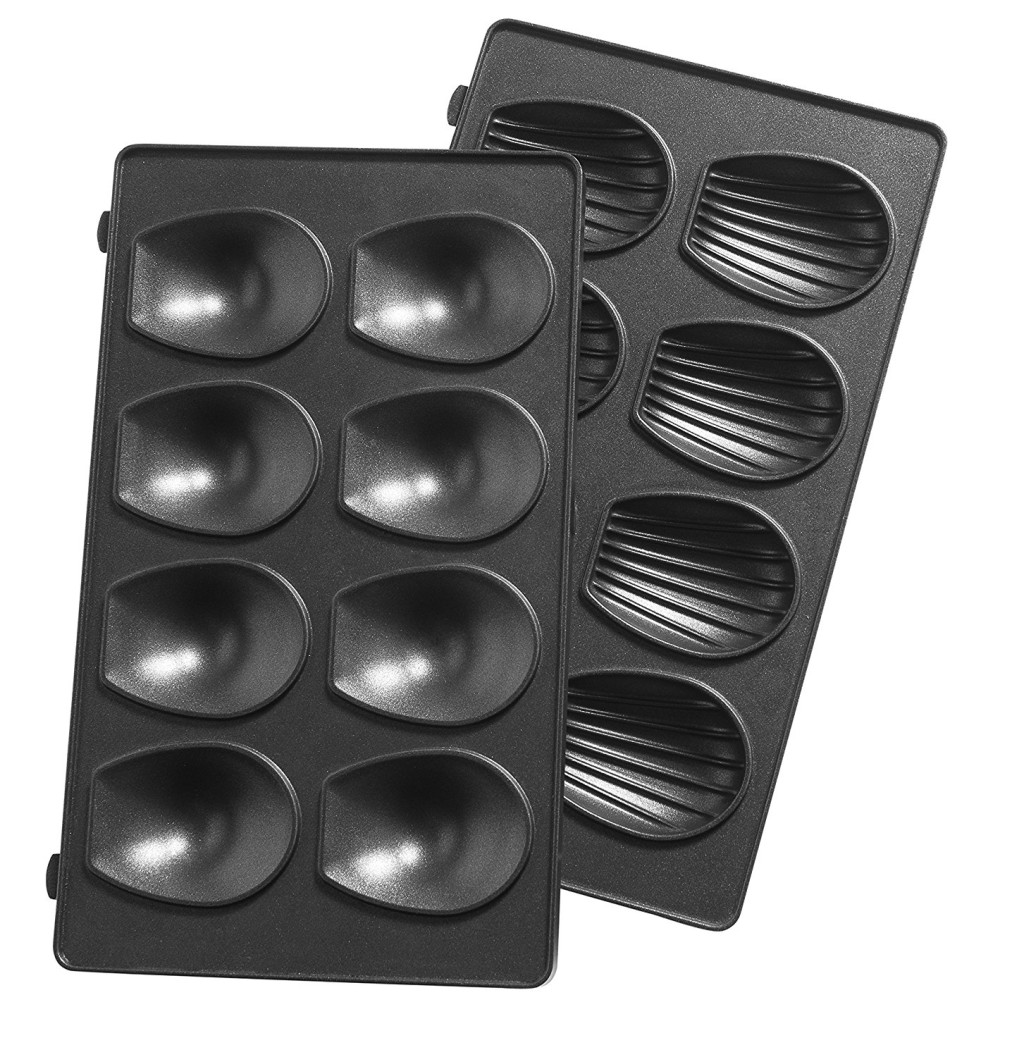 TEFAL Madeleine plates for cookies XA801512 Black | TEFAL | Madeleine plates | XA801512 | Black