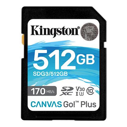 Kingston Technology Canvas Go! Plus 512 GB SD UHS-I Klass 10