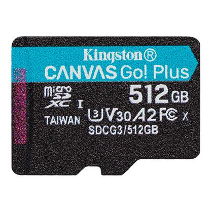 Kingston Technology Canvas Go! Plus 512 GB MicroSD UHS-I Klass 10