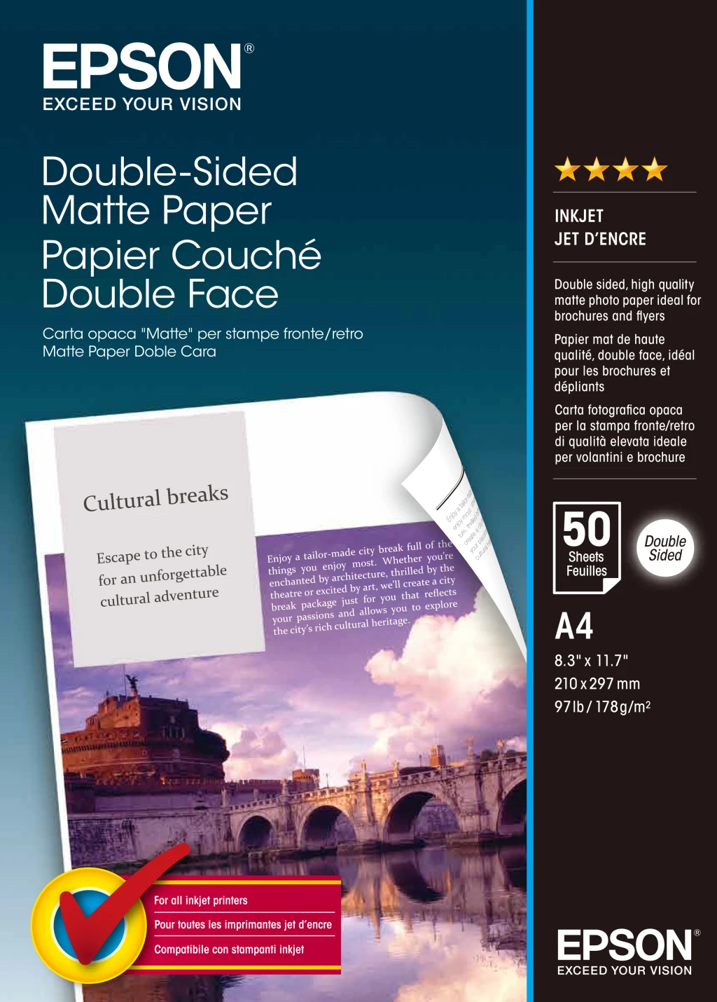 Epson Double Sided, DIN A4, 178g/m²