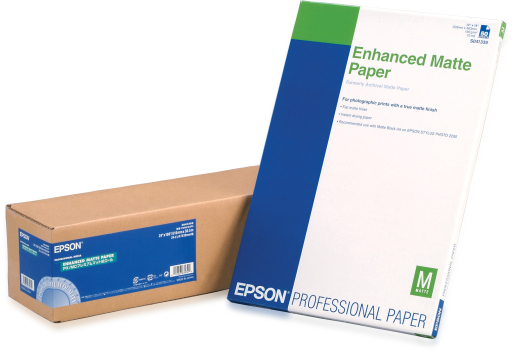 Epson Enhanced Paper, 24" x 30.5 m, 189g/m²
