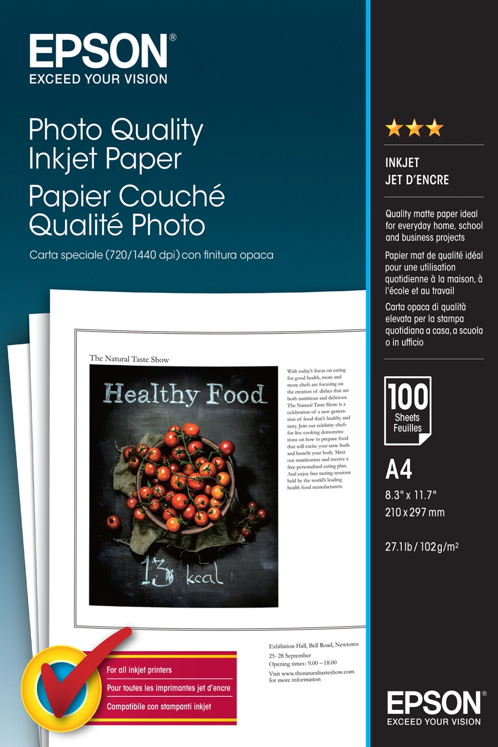 Epson Photo Quality , DIN A4, 102g/m²