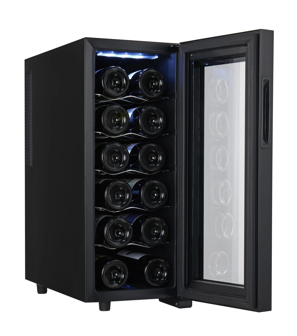 Adler | Beverage Pantry | AD 8083 | Energy efficiency class G | Bottles capacity 12 | Free standing | Height 61 cm | Display | Black