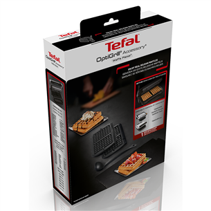 TEFAL | XA724810 | Waffle Plates | Black