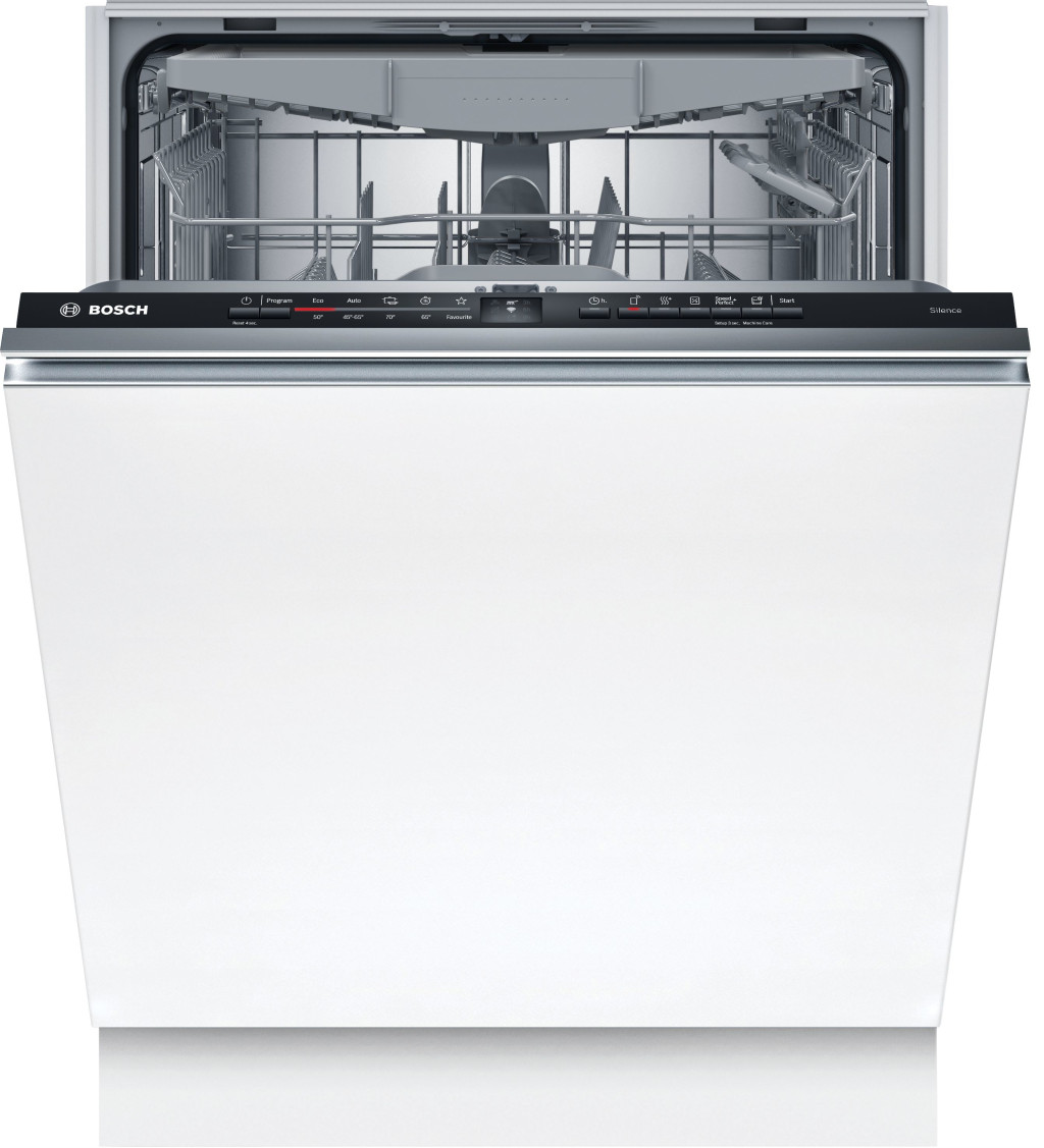 Dishwasher | SMV2HVX02E | Built-in | Width 59.8 cm | Number of place settings 14 | Number of programs 5 | Energy efficiency class D | Display | AquaStop function | Black