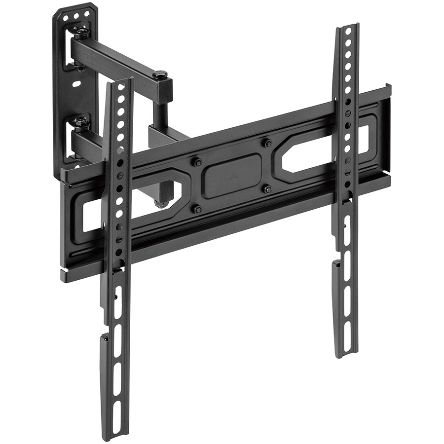 Free-tilt design: simplifies adjustment for better visibility and reduced glareSwivel mechanism provides maximum viewing flexibilitySpirit level ensures perfect positioningConvenient cable holder. 32-55". Max 35kg.