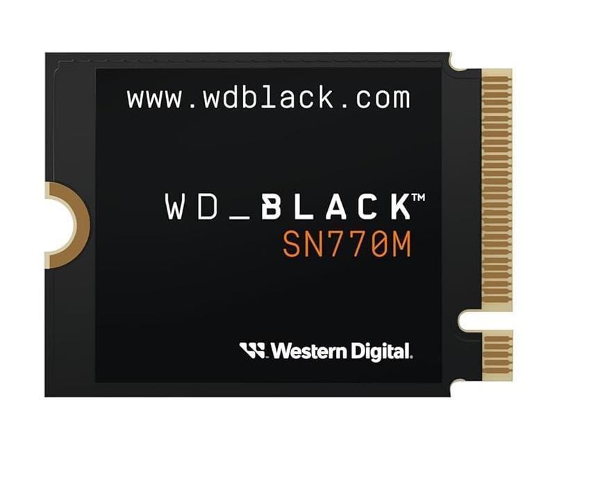 SSD|WESTERN DIGITAL|Black SN770M|500GB|M.2|PCIe Gen4|NVMe|Write speed 4000 MBytes/sec|Read speed 5000 MBytes/sec|2.38mm|TBW 300 TB|WDS500G3X0G