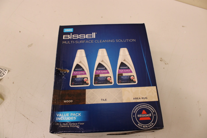 SALE OUT. | Bissell | MultiSurface Detergent Trio Pack | DAMAGED PACKAGING | 1000 ml