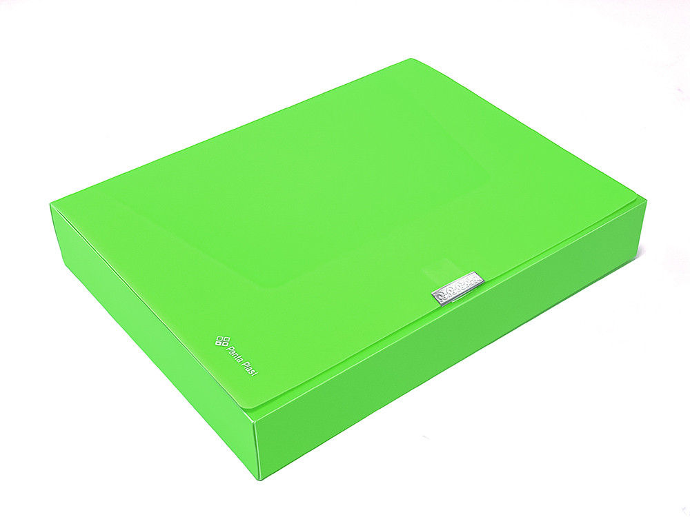 Dokumentide kaust PANTA PLAST Neon, PP, A4, 55 mm, neoonroheline