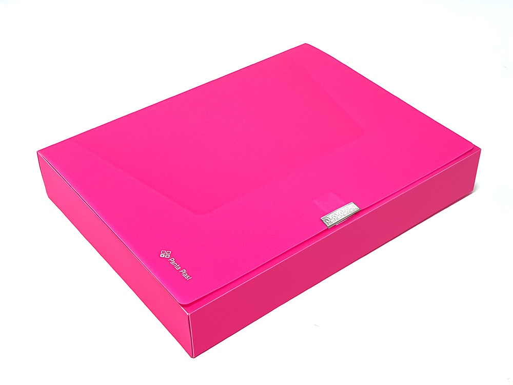 Dokumentide kaust PANTA PLAST Neon, PP, A4, 55 mm, roosa