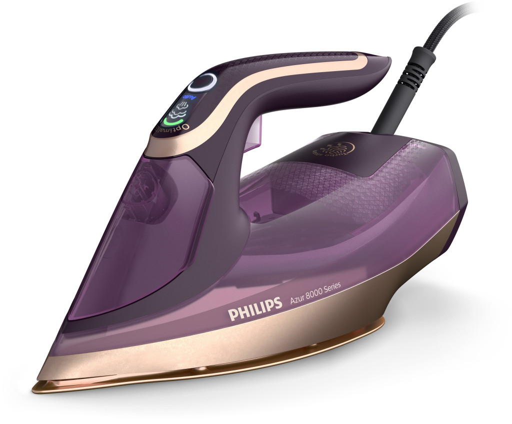 Philips | DST8040/30 | Steam Iron | 3000 W | Water tank capacity 350 ml | Continuous steam 80 g/min | Steam boost performance 260 g/min | Purple