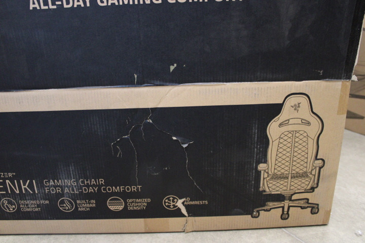 SALE OUT. Razer Enki Gaming Chair with Enchanced Customization, Quartz / DAMAGED PACKAGING | Razer EPU Synthetic Leather; Steel; Aluminium | Enki Ergonomic Gaming Chair Quartz