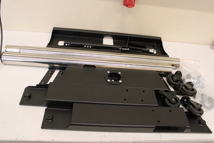 SALE OUT.  | EDBAK | Floor stand | TR5E | Trolleys & Stands | 42-65 " | Maximum weight (capacity) 50 kg | USED AS DEMO, SCRATCHED, MISSING HEXAGON WRENCHES | Black