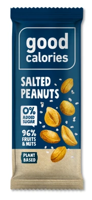 Energia datlibatoon GOOD CALORIES soolatud maapähklitega, 35g (kogus 3 tükki)