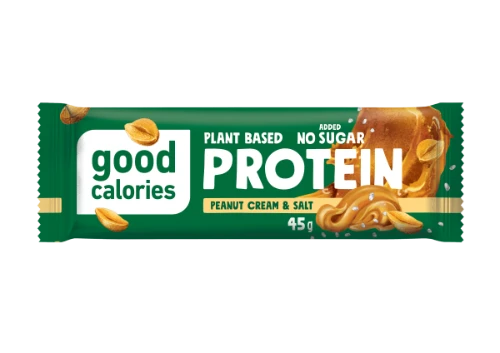 Proteiinibatoon GOOD CALORIES soolatud maapähklite ja datlitega 45g (kogus 3 tükki)