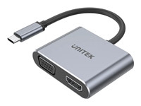 UNITEK HUB HDMI VGA USB-A PD 100W