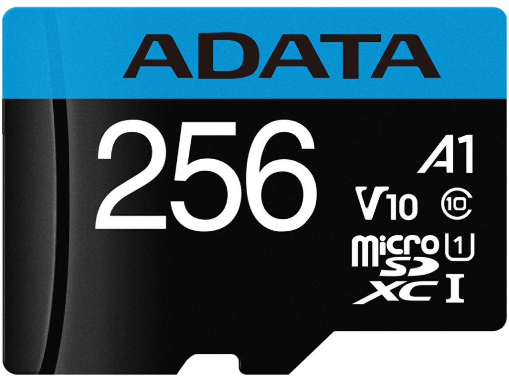 ADATA | UHS-I | 256 GB | microSDHC | Flash memory class 10 | Adapter
