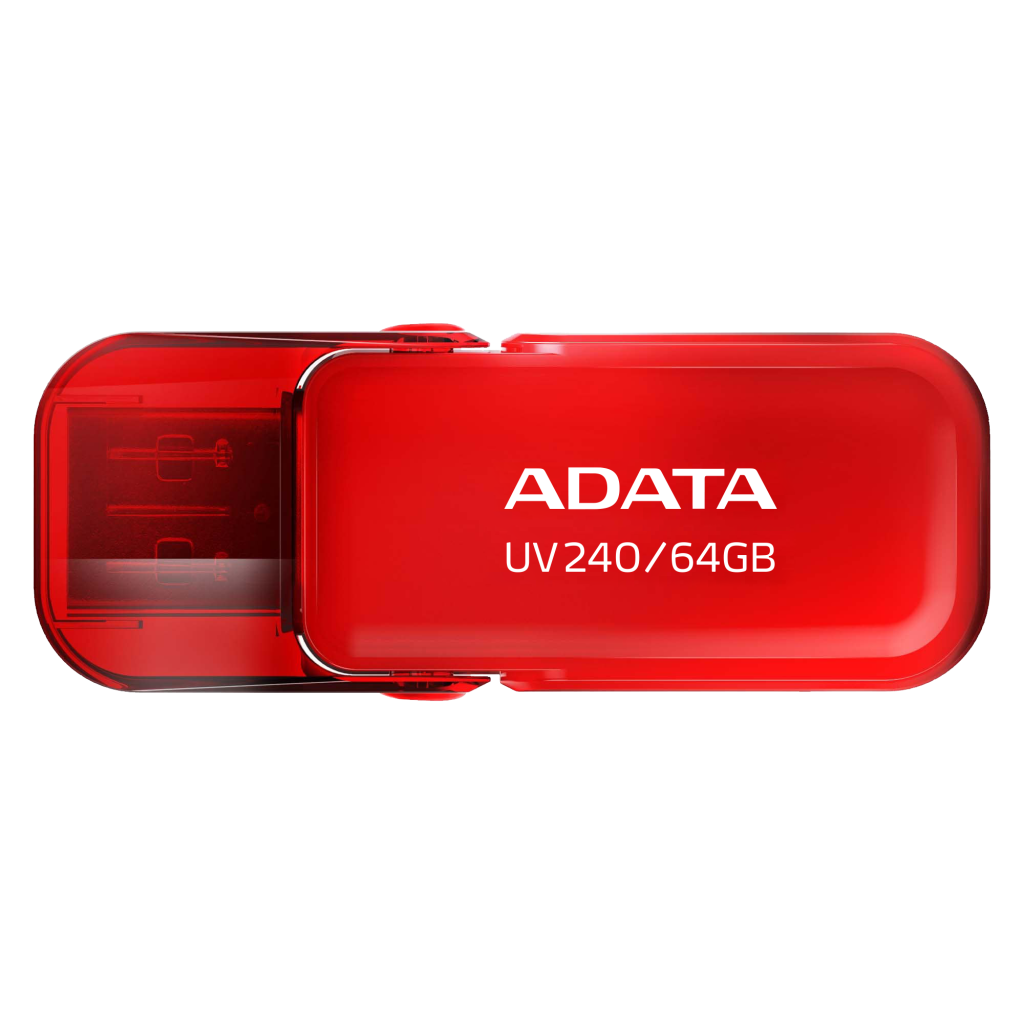 ADATA | USB Flash Drive | UV240 | 64 GB | USB 2.0 | Red