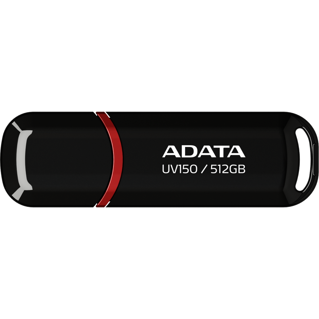 ADATA | USB Flash Drive | UV150 | 512 GB | USB 3.2 Gen1 | Black