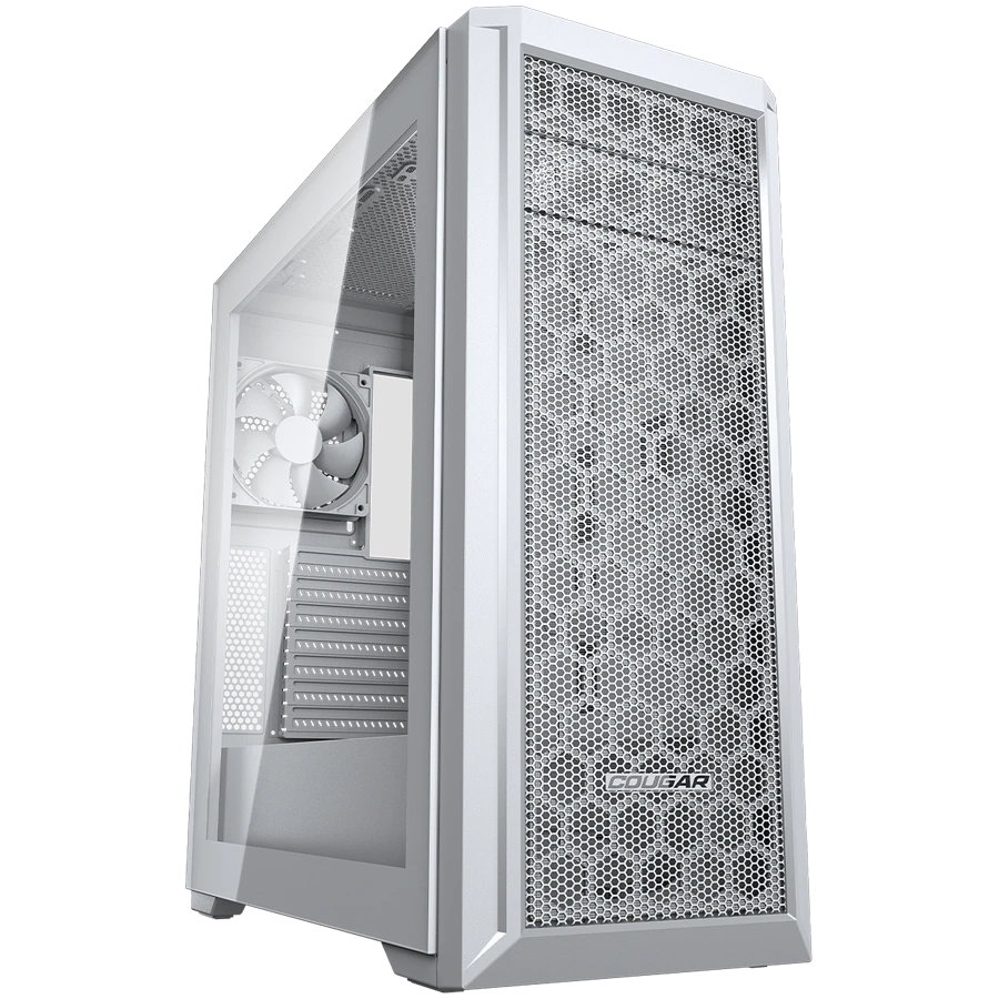 COUGAR MX330-G PRO PC Case, Mid Tower, White