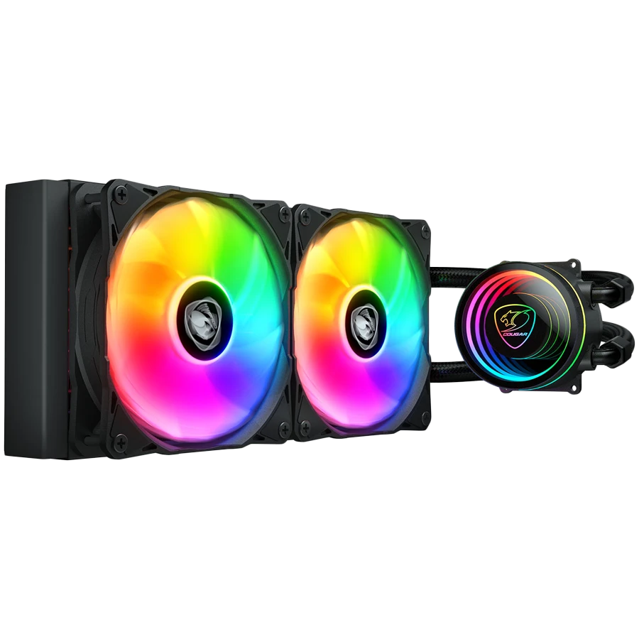 COUGAR POSEIDON ELITE ARGB 240 Black AiO Liquid Watercooling