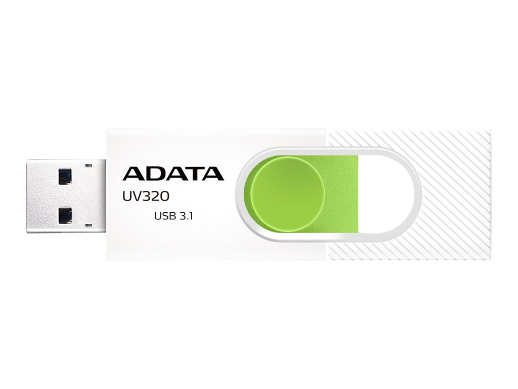 ADATA | UV320 | 64 GB | USB 3.1 | White/Green