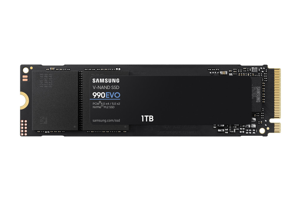 Samsung | SSD | 990 EVO | 1000 GB | SSD form factor M.2 2280 | SSD interface PCIe NVMe Gen 4.0 x 4 | Read speed 5000 MB/s | Write speed 4200 MB/s