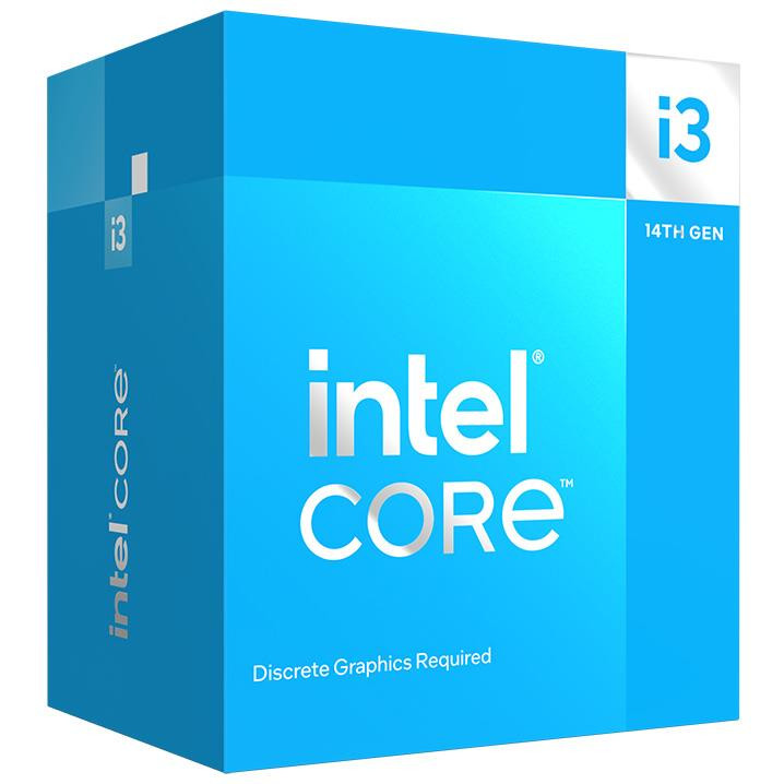 CPU|INTEL|Desktop|Core i3|i3-14100F|Raptor Lake|3500 MHz|Cores 4|12MB|Socket LGA1700|58 Watts|BOX|BX8071514100FSRMX2