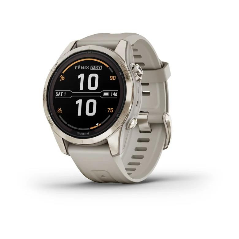 SMARTWATCH FENIX 7S PRO SOLAR/SAND/GOLD 010-02776-15 GARMIN