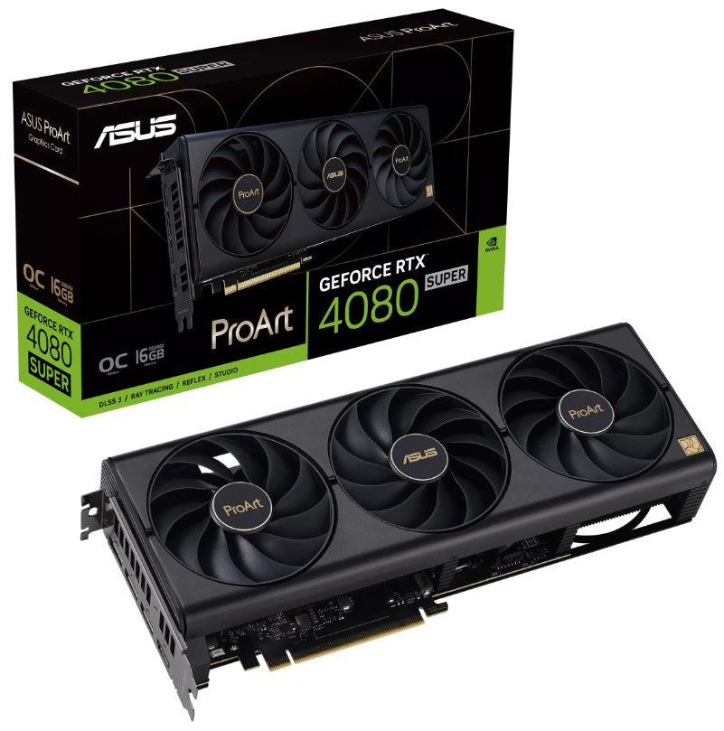 ASUS ProArt -RTX4080S-O16G NVIDIA GeForce RTX 4080 SUPER 16 GB GDDR6X