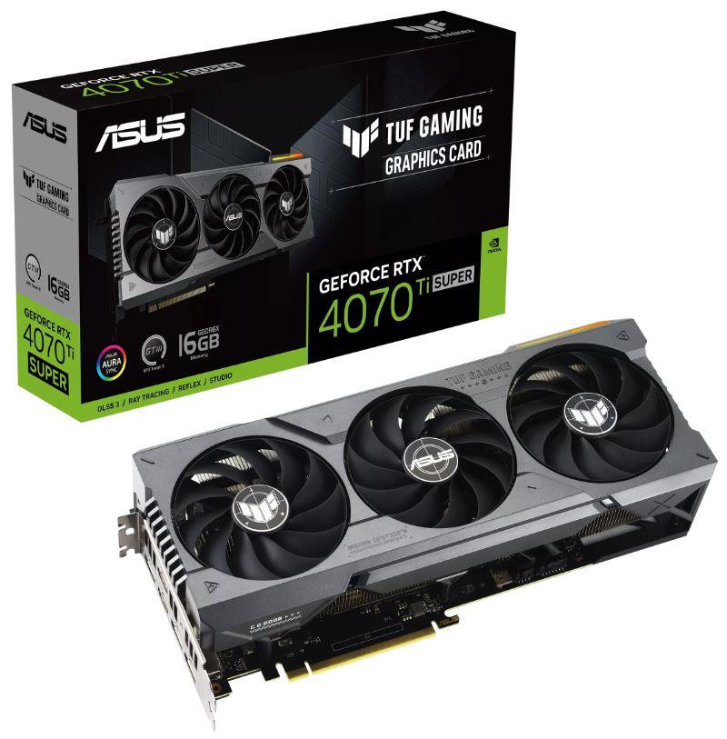 ASUS TUF Gaming TUF-RTX4070TIS-16G-GAMING NVIDIA GeForce RTX 4070 Ti SUPER 16 GB GDDR6X