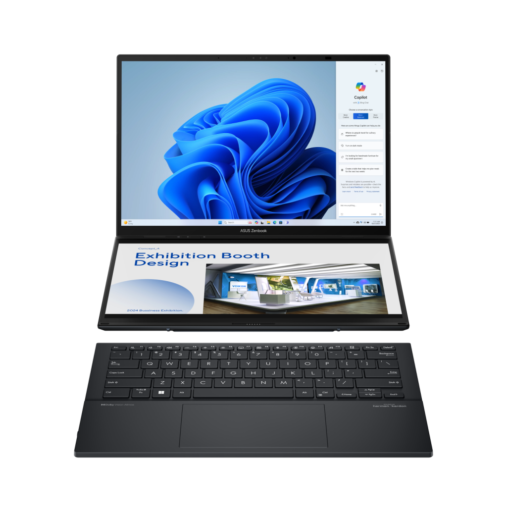 Asus | Zenbook UX8406MA-PZ103W | Inkwell Gray | 14 " | OLED | Touchscreen | 2880 x 1800 pixels | Intel Core Ultra 9 | 32 GB | LPDDR5X | Solid-state drive capacity 1000 GB | Intel Arc Graphics | Windows 11 Home | 802.11ax | Bluetooth version 5.3 | Warranty 24 month(s)