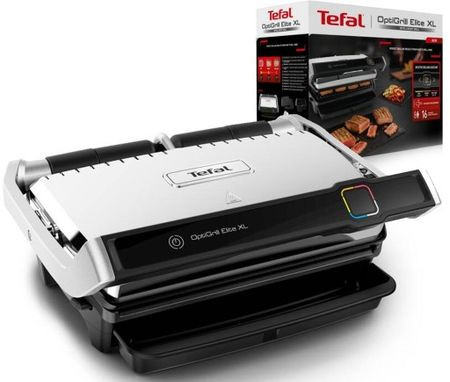 TEFAL | Electric Grill | GC760D30 OptiGrill Elite XL | Table | 2200 W | Black/Stainless Steel